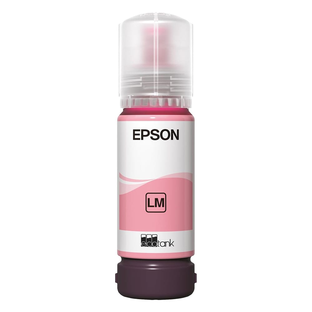 Tinta Epson EcoTank 108 LM, C13T09C64A, light magenta, 70ml
