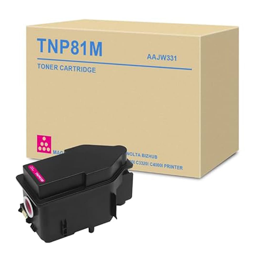 Konica Minolta TNP-81M, AAJW331, magenta, original toner